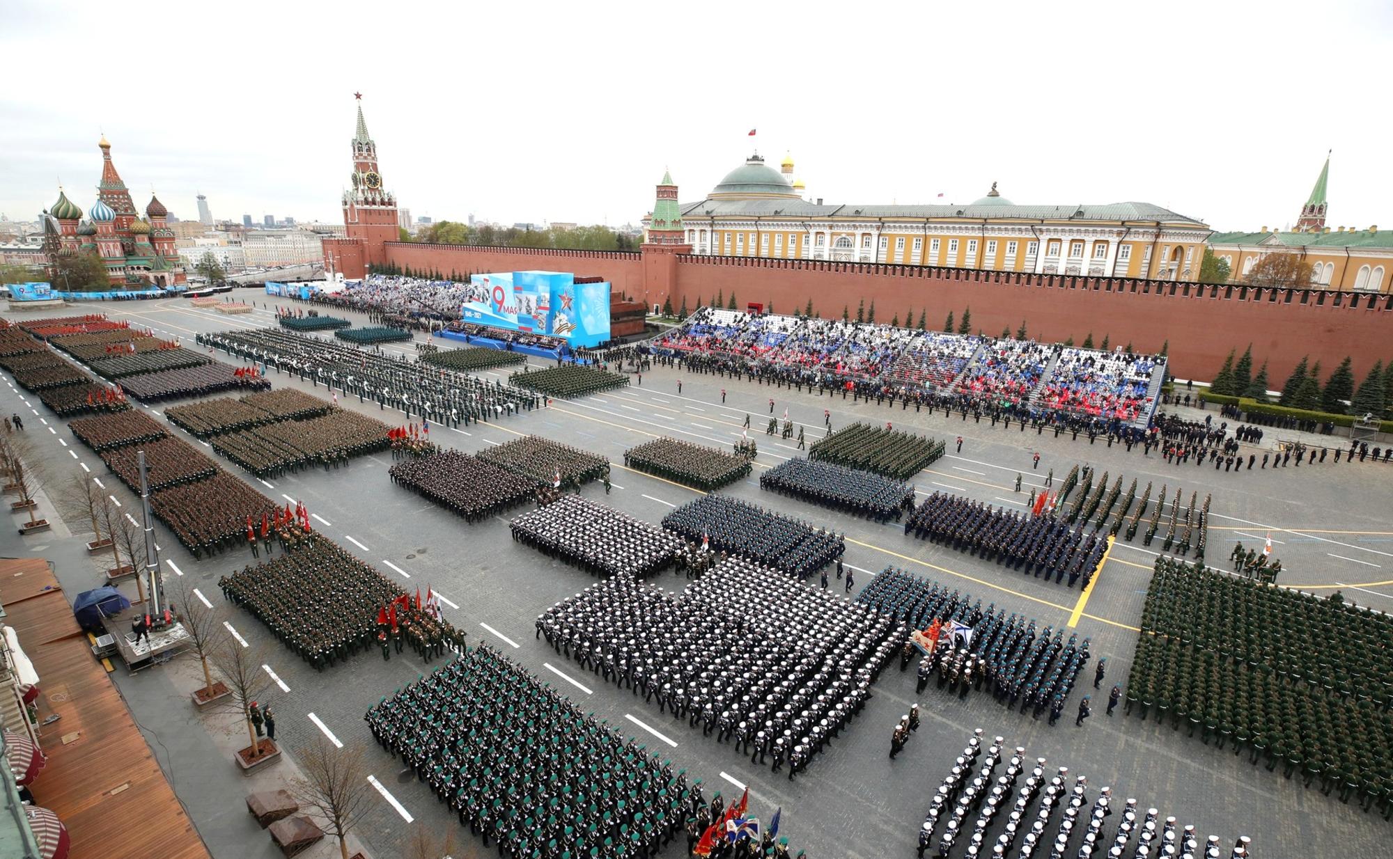 ejercito ruso plaza roja